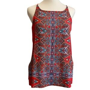 Renee C or Verse Alecto Red Halter Top Size S
